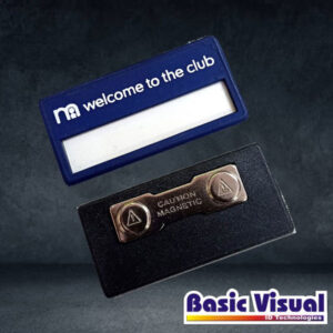 Acrylic / Plastic Plated Reusable Name Badges
