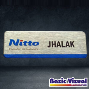 Magnetic Stainless Steel Name Tags