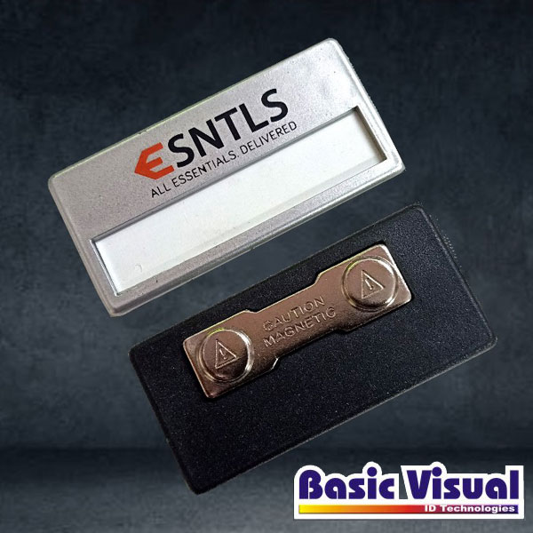 Reusable Matt finish Name Badges - Basic Visual Id Technologies