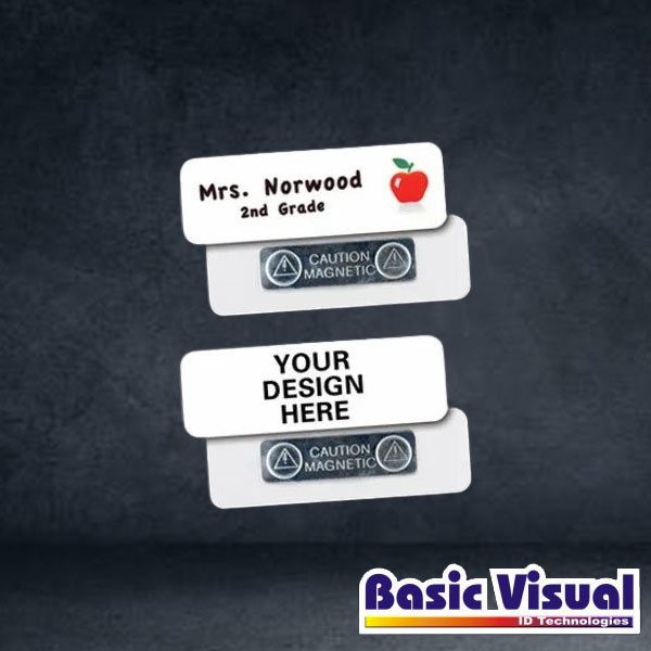 Custom Shape SS Business Name Badges/Tags | Full Colour digital Printed |Custom size