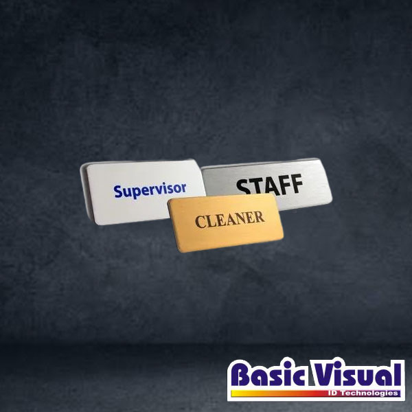 Custom Shape SS Custom Printed Name Badges/Tags