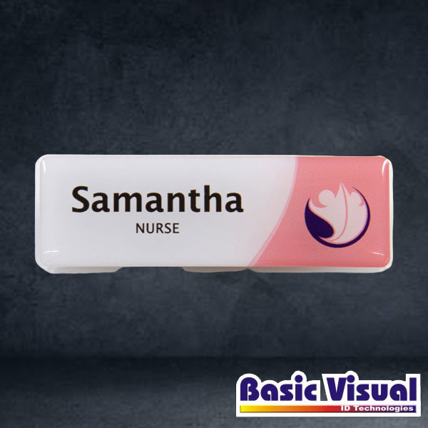 pvc-white-rectangle-nurses-name-badges-tags-1-inch-x-3-inch-full-colour-digital-printed