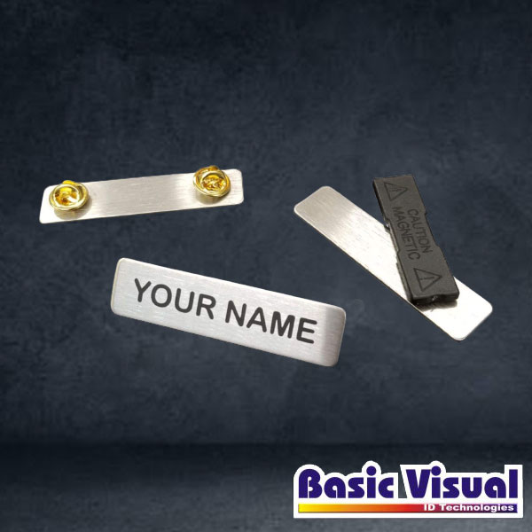 SS (Gold /Silver) Custom Printed Name Badges/Tags